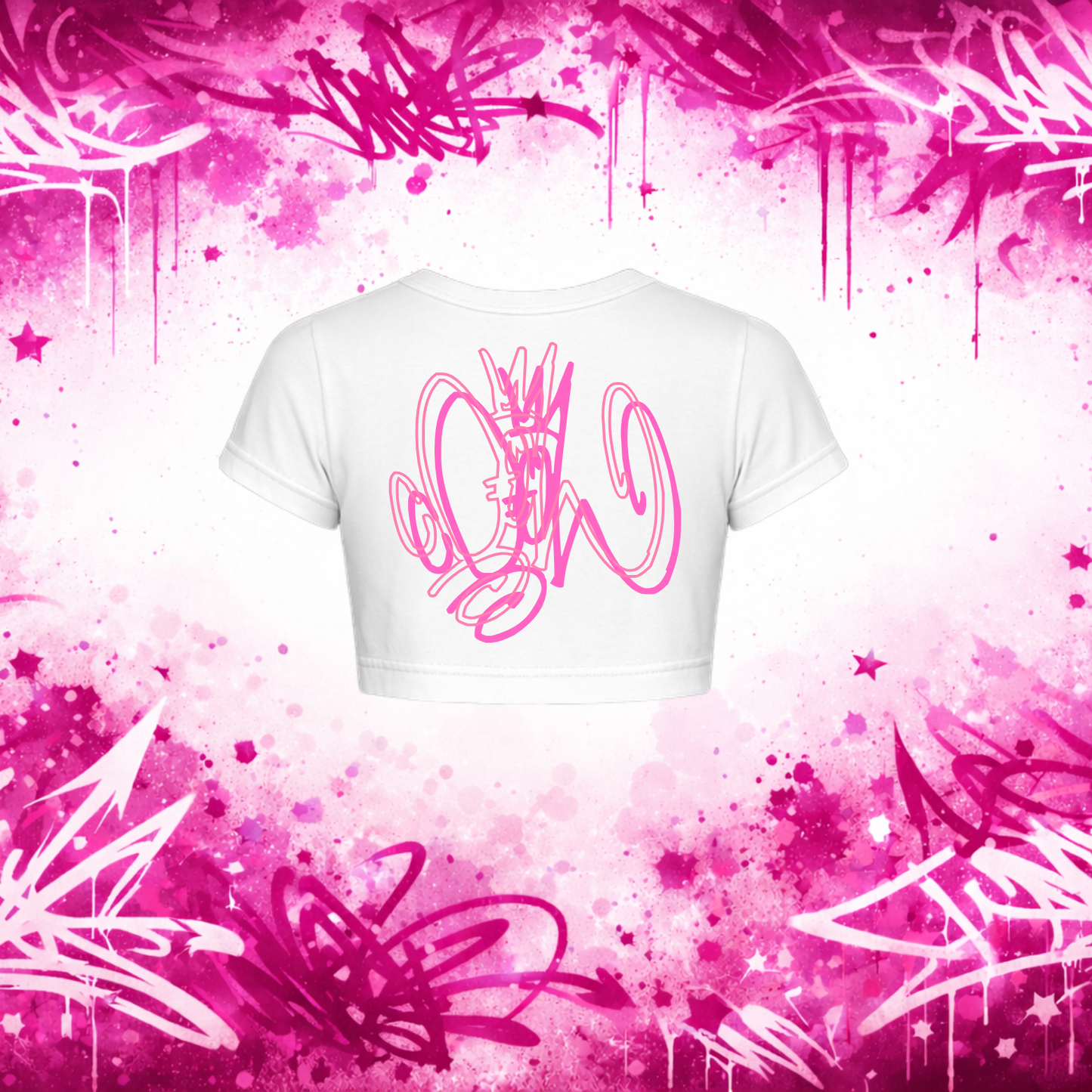 Croc Top ROSE (Graffiti)