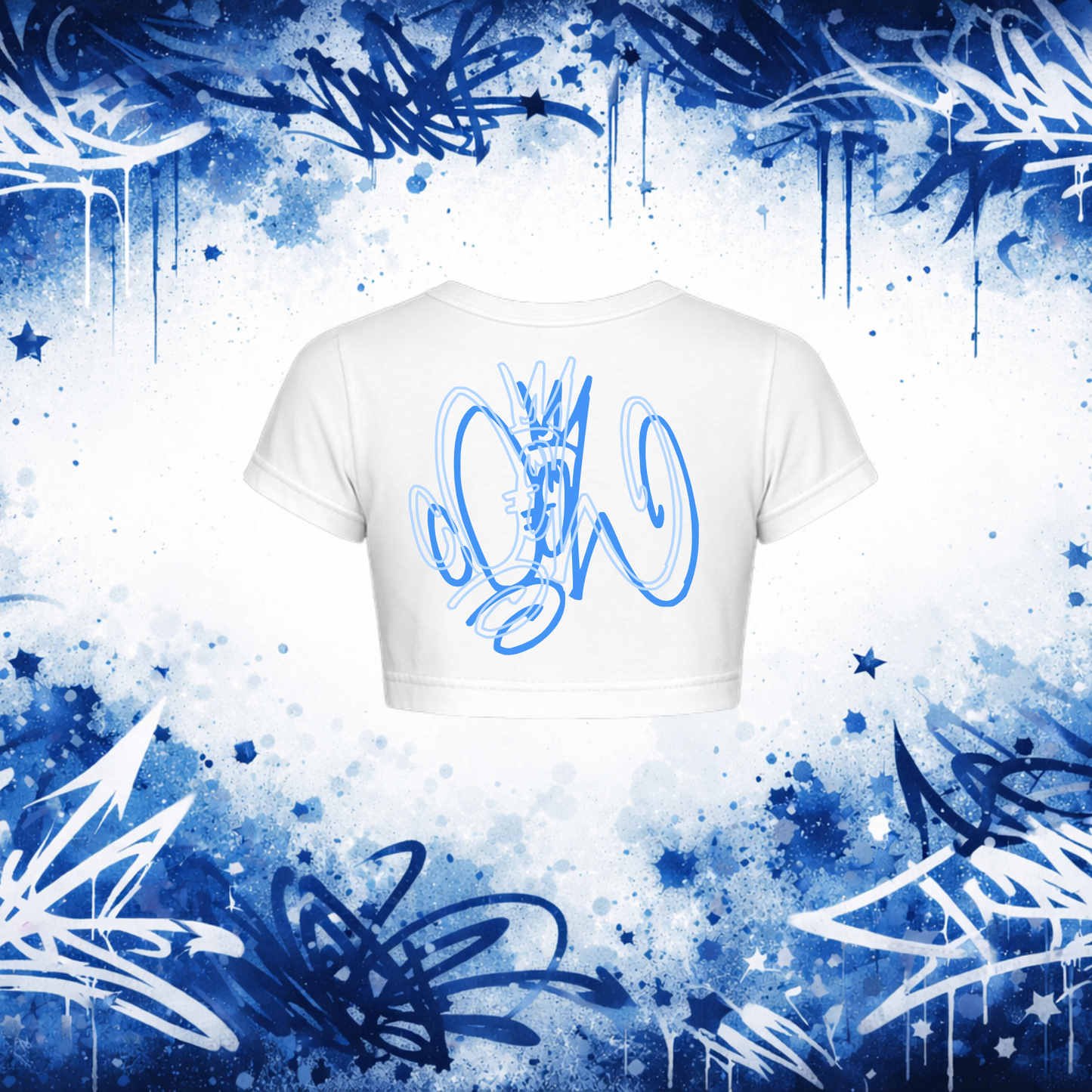 Croc Top BLEU (Graffiti)