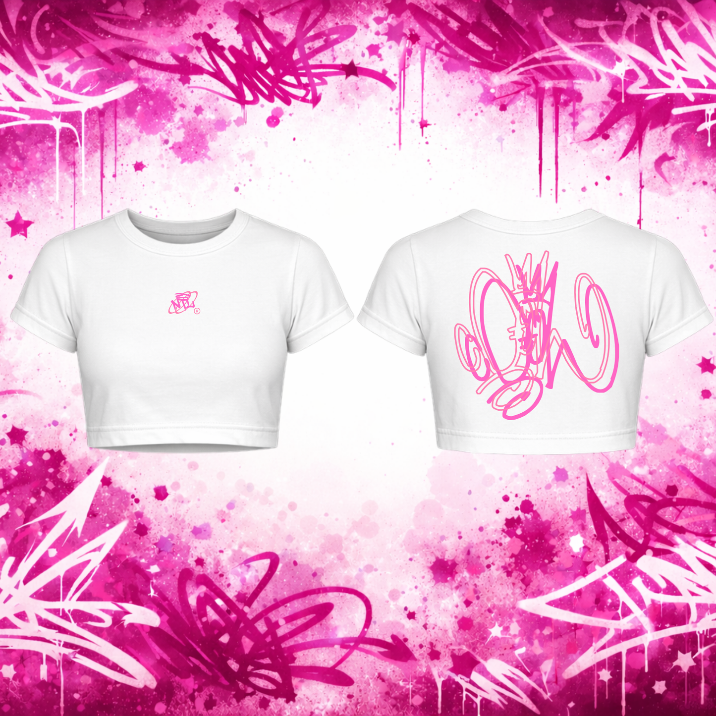 Croc Top ROSE (Graffiti)