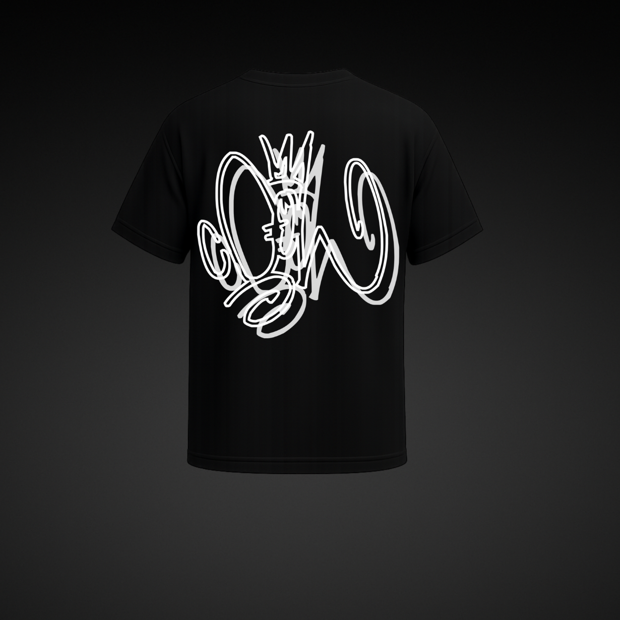 Graffiti NTL ( Blanc et Gris )