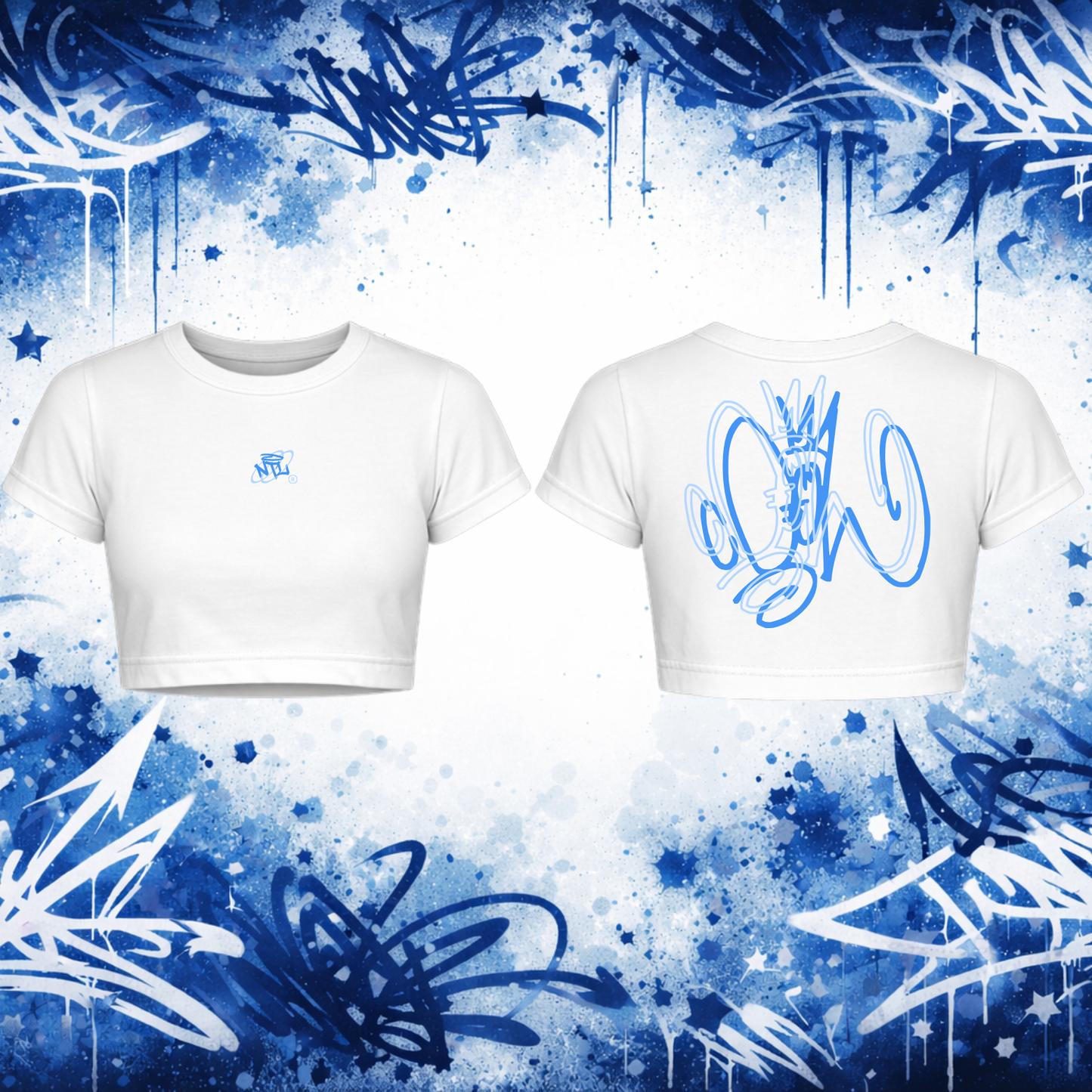Croc Top BLEU (Graffiti)
